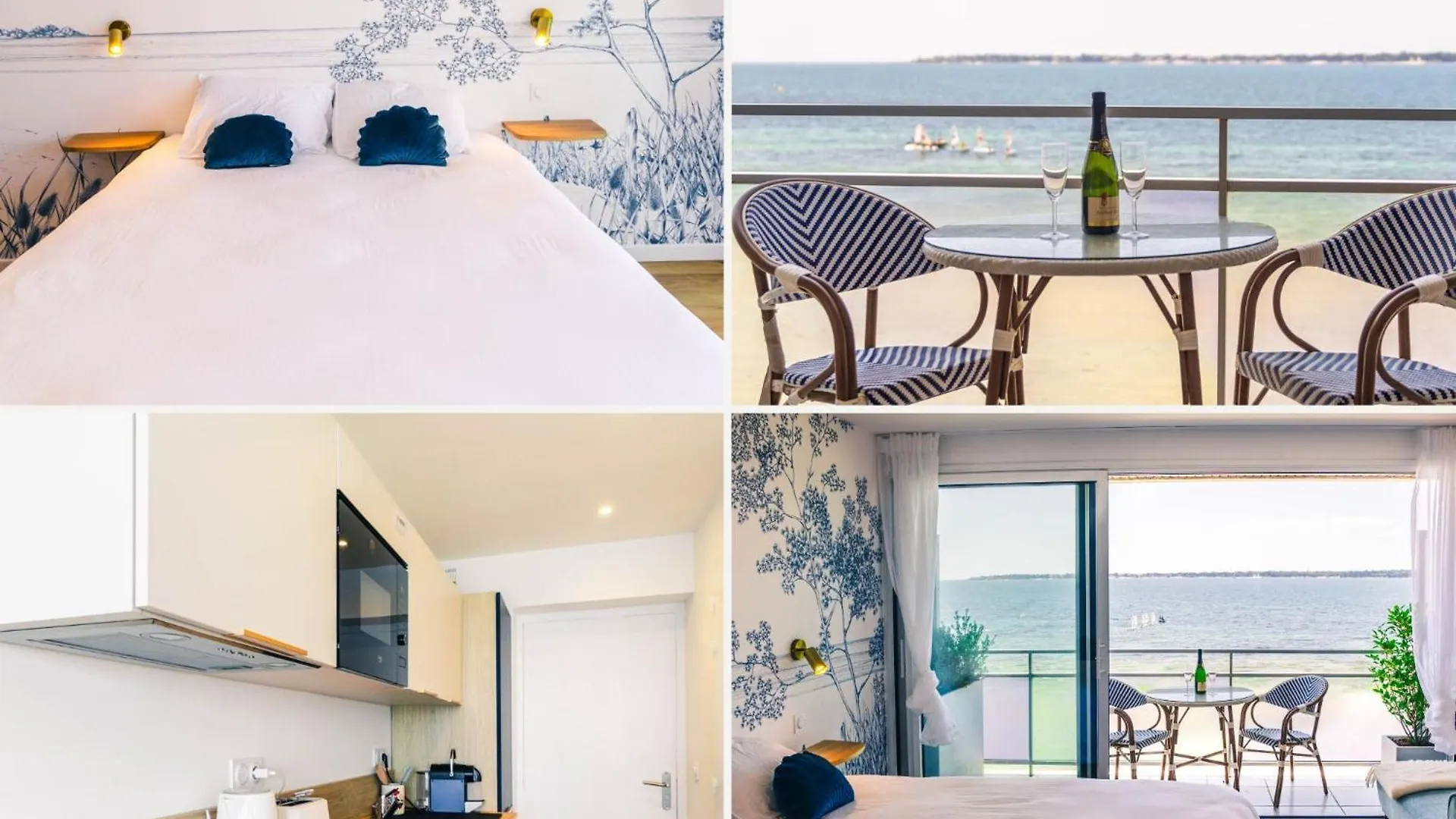 Flots Bleus - Cozy Studio - White Sand Beach 孔卡尔诺